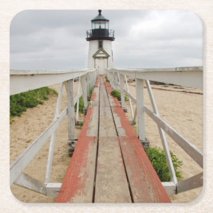 Dessous-de-verre Carré En Papier Phare de Brant Point