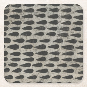 Dessous-de-verre Carré En Papier Pierre - gouttes