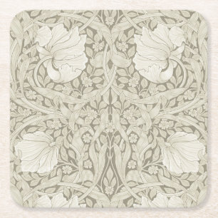 Dessous-de-verre Carré En Papier Pimpernel Ivory, William Morris