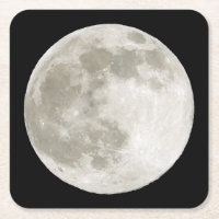 Pleine Lune Mystique Ciel Sombre Espace Esthétique