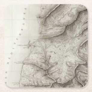 Dessous-de-verre Carré En Papier Pneu, Sidon, Israël