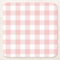 Pois de bisons roses et blancs En vichy