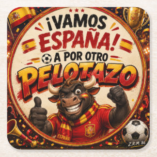 Dessous-de-verre Carré En Papier Posavaso vamos España