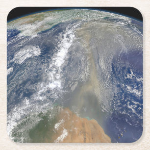 Dessous-de-verre Carré En Papier Poussière vers l'Amérique du Sud