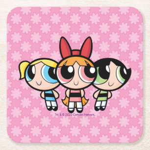 Dessous-de-verre Carré En Papier Powerpuff Girls : Sucre, épices et tout Nice
