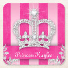 Princess Crown Sweet 16 Quinceanera Stripe Dessous