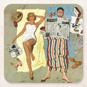 Dessous-de-verre Carré En Papier Protection solaire ?