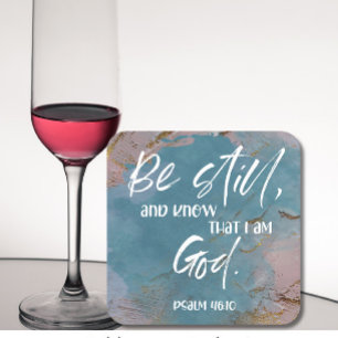 Dessous-de-verre Carré En Papier Psaume biblique