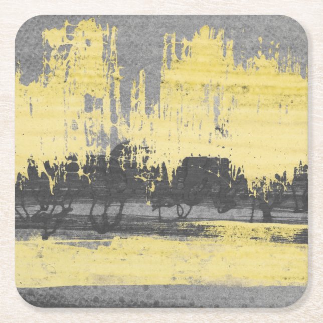 Dessous-de-verre Carré En Papier Radar II (Devant)