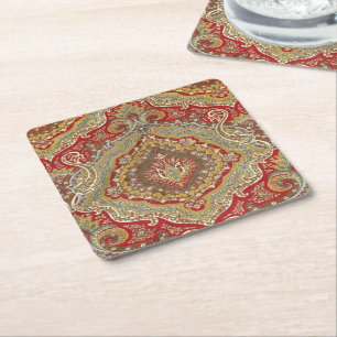 Dessous-de-verre Carré En Papier Ratih Paisley