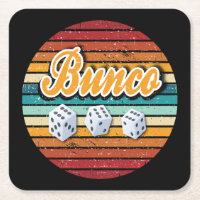 Retro Jeu Night Dice Bunco