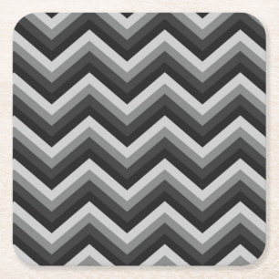 Dessous-de-verre Carré En Papier Rétro zigzag Chevron de motif