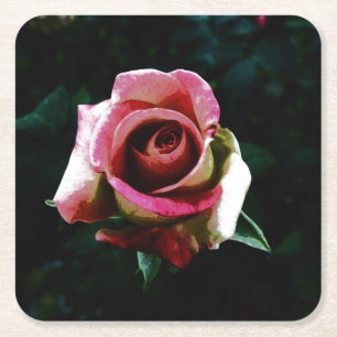 Dessous-de-verre Carré En Papier rose
