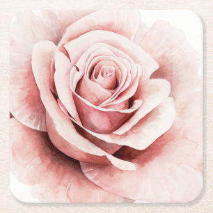 Dessous-de-verre Carré En Papier Rose rose rose rose