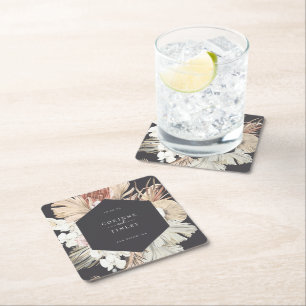Dessous-de-verre Carré En Papier Rustique Boho-Chic Personnalisé