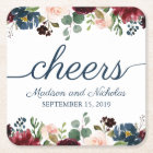 Rustique Marine Marsala Floral Mariage Dessous de 