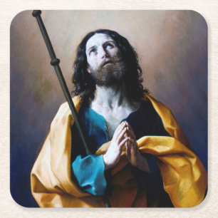 Dessous-de-verre Carré En Papier Saint Jacques le Grand, Guido Reni