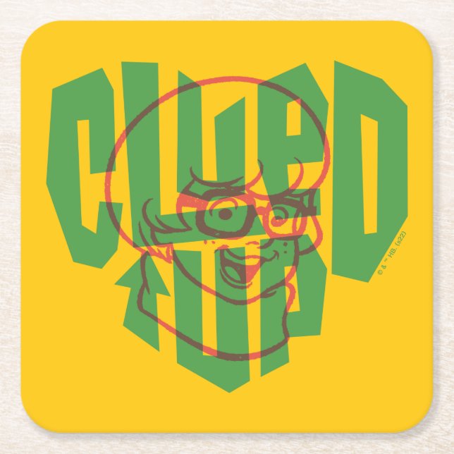 Dessous-de-verre Carré En Papier Scooby-Doo | Velma Cluted Up (Devant)