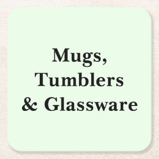 Dessous-de-verre Carré En Papier Scroll Down To See These Mugs Tumblers Glassware