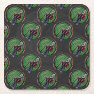 Dessous-de-verre Carré En Papier Shoot pool Not People