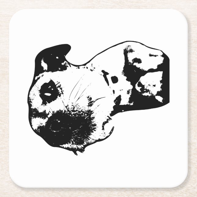 Dessous-de-verre Carré En Papier Sip, ne pas stresser (Devant)