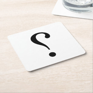 Dessous-de-verre Carré En Papier sNARK mARK {ironicon}