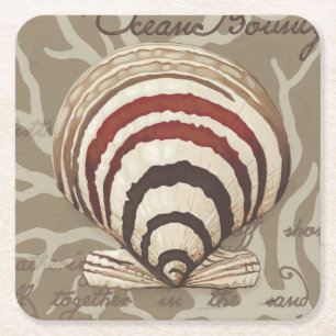 Dessous-de-verre Carré En Papier Sonnet II de bord de la mer
