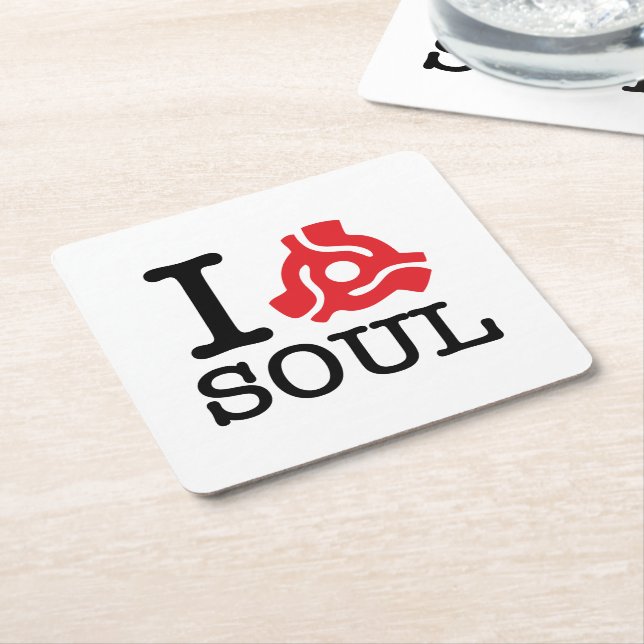 Dessous-de-verre Carré En Papier Soul adaptateur I 45 (Incliné)