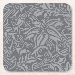 Dessous-de-verre Carré En Papier Style Scottish Thistle Knot William Morris