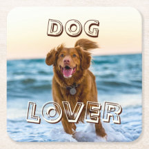 Tapis de verre pour l'amour des chiens
