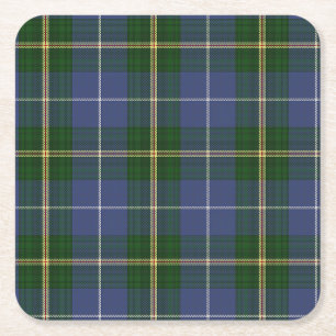 Dessous-de-verre Carré En Papier Tartan de Nouvelle-Écosse