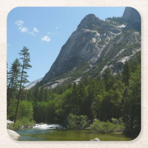 Dessous-de-verre Carré En Papier Tenaya Creek dans le parc national de Yosemite