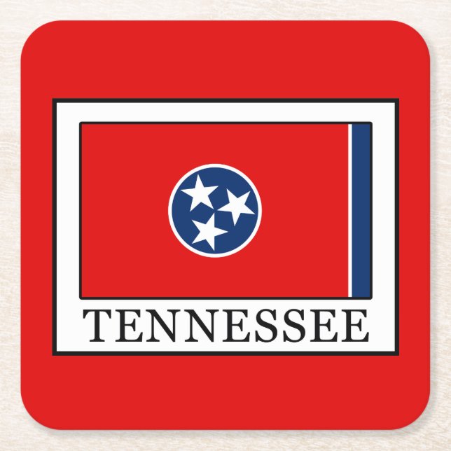 Dessous-de-verre Carré En Papier Tennessee (Devant)