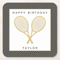 Tennis Party Chic or et gris sur mesure