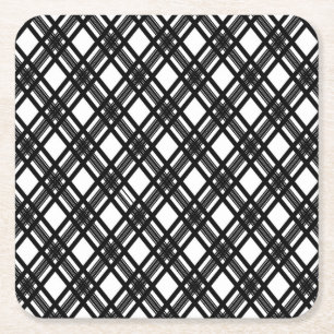 Dessous-de-verre Carré En Papier Texture de rayures