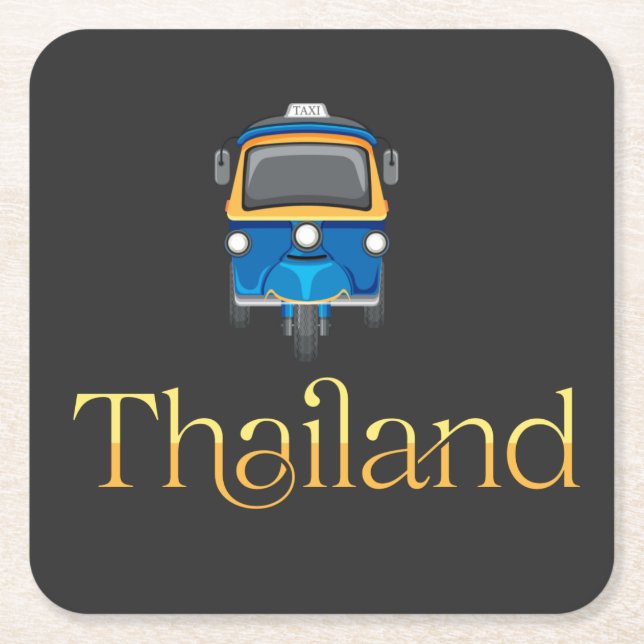 Dessous-de-verre Carré En Papier Thaïlande (Devant)