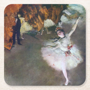 Dessous-de-verre Carré En Papier The Star, Ballerina, Edgar Degas, 1878