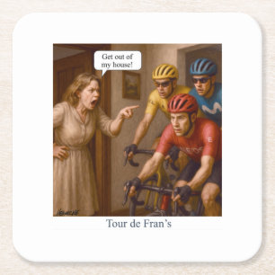 Dessous-de-verre Carré En Papier Tour de Fran’s