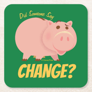 Dessous-de-verre Carré En Papier Toy Story 4 Illustration Hamm