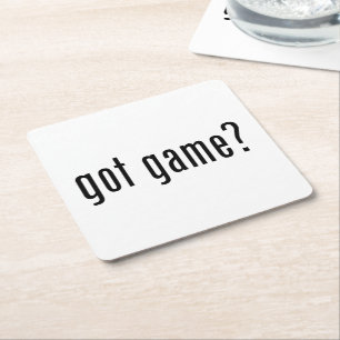 Dessous-de-verre Carré En Papier tu as du jeu ?