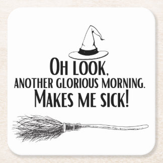 Dessous-de-verre Carré En Papier Un autre Dessous de verre glorieux du matin