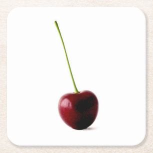 Dessous-de-verre Carré En Papier Un coastère Sweet Cherry