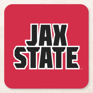 Dessous-de-verre Carré En Papier Université d'État de Jacksonville JAX STATE Texte