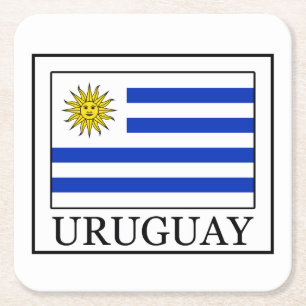 Dessous-de-verre Carré En Papier Uruguay