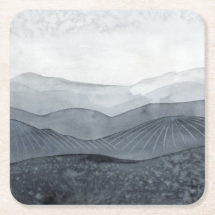 Dessous-de-verre Carré En Papier Vallée de Grey