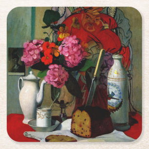Dessous-de-verre Carré En Papier Vallotton - La vie morte dans la peinture chinoise