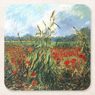 Dessous-de-verre Carré En Papier Van Gogh - Oreilles vertes du blé