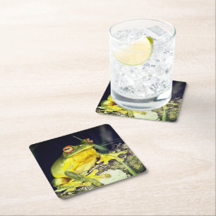 Dessous-de-verre Carré En Papier Vert clair