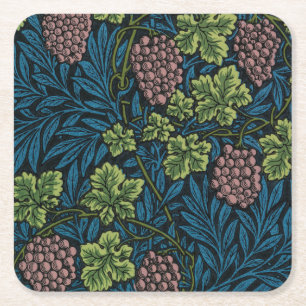 Dessous-de-verre Carré En Papier Vin Motif, William Morris