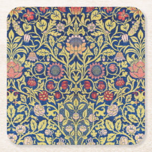 Dessous-de-verre Carré En Papier Violet et et Columbine, William Morris